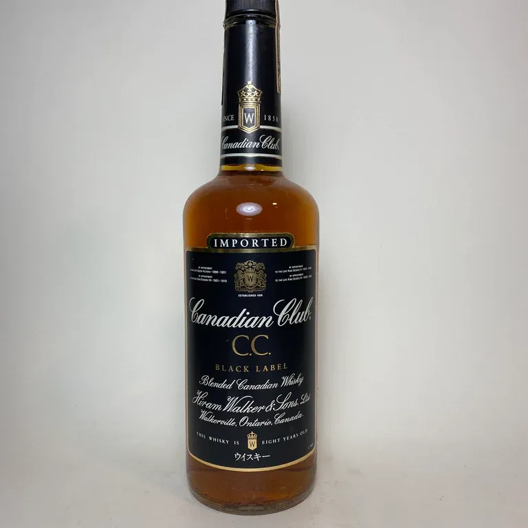 Canadian Club Black Label 8YO Blended Canadian Whisky – Distilled 1980s / Bottled 1990s (40%, 75cl)