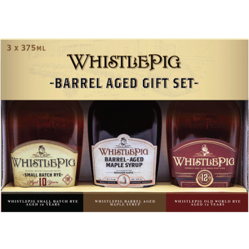 WhistlePig Barrel Aged Gift Set 3x375ml