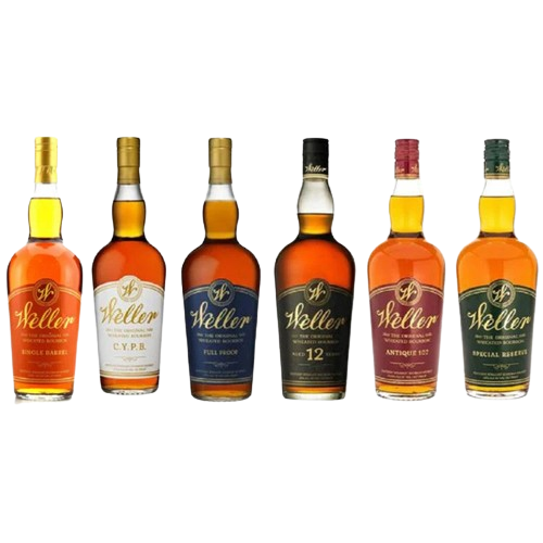 Weller Complete Set of 6 bottles all 750ML