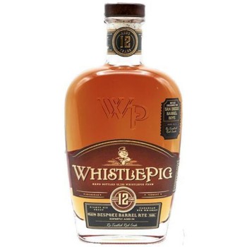 WhistlePig 12 Year Old Bespoke Barrel Rye Aged in a Re-Toasted Red Cask ‘San Diego Barrel Boys’ Single Barrel